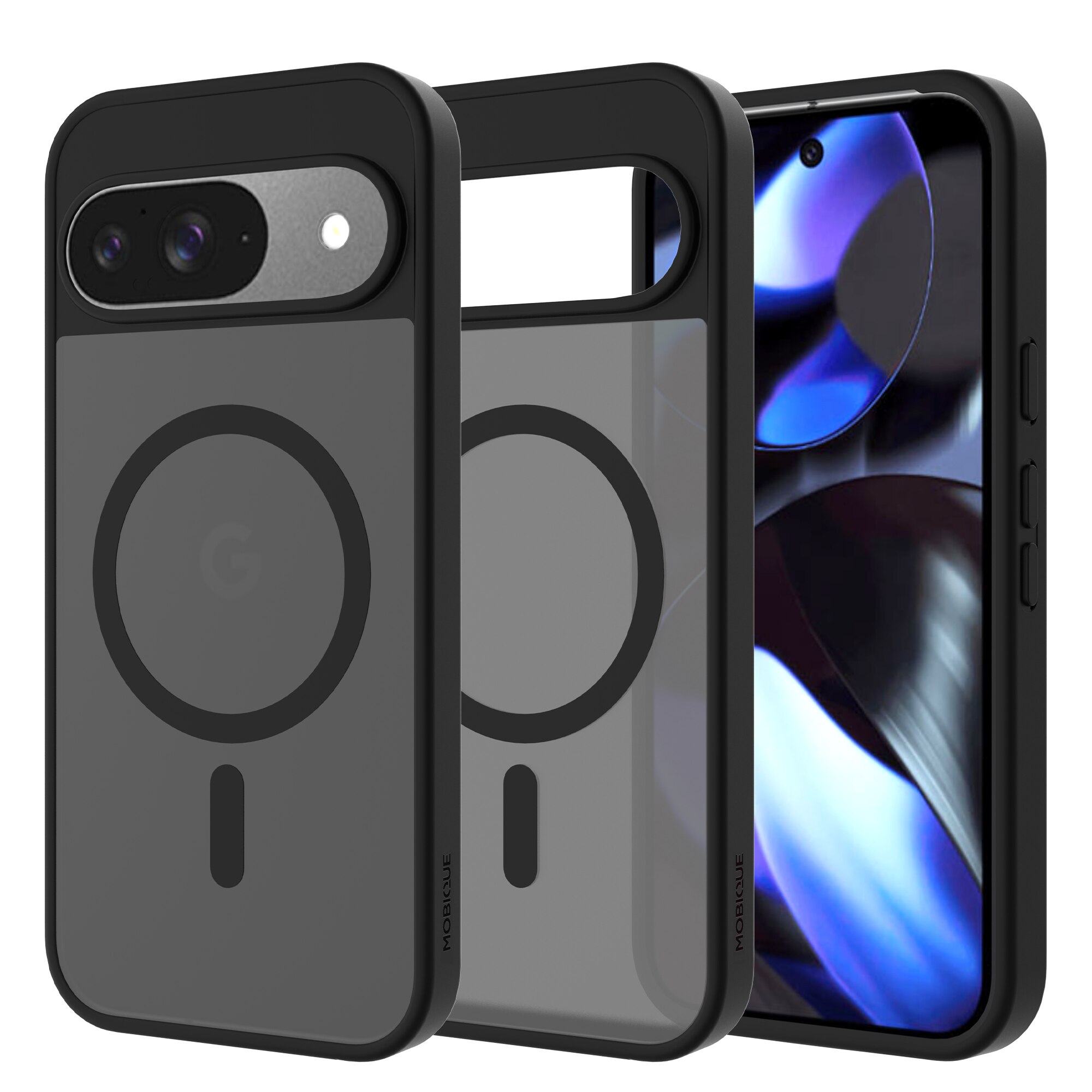 Cover Magnetic Hybrid Google Pixel 9 Frosted Black