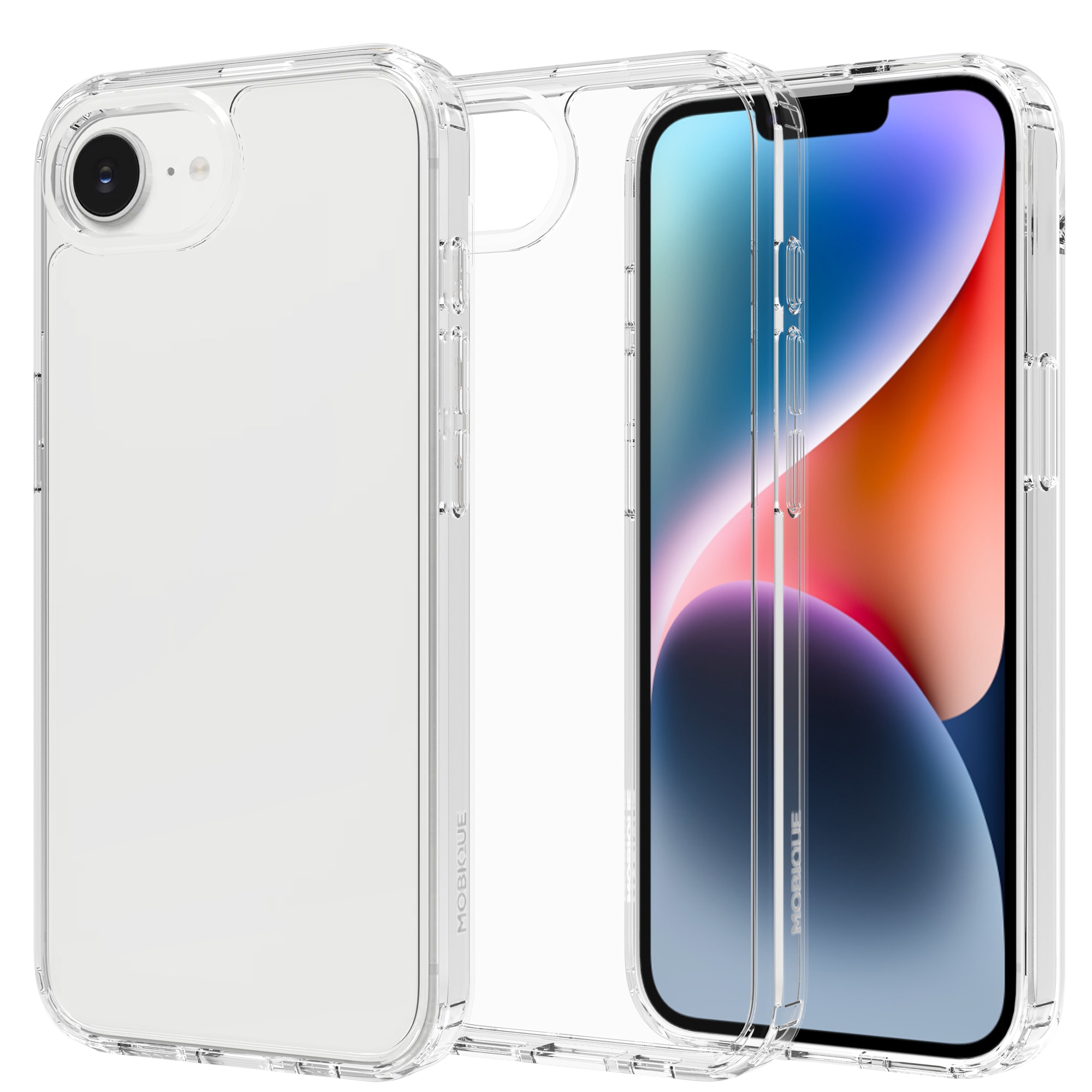 Cover ibride per iPhone 16e Trasparente