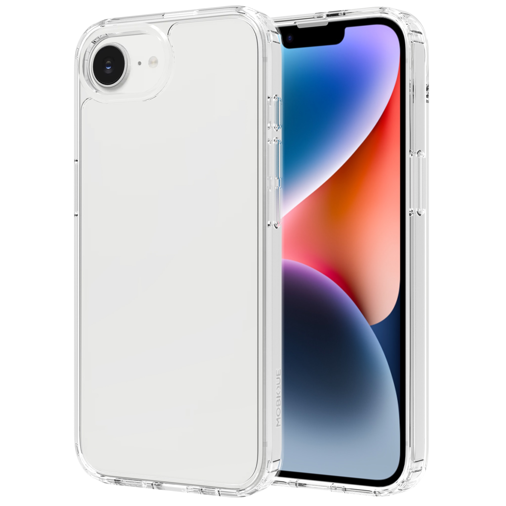 Cover ibride per iPhone 16e Trasparente