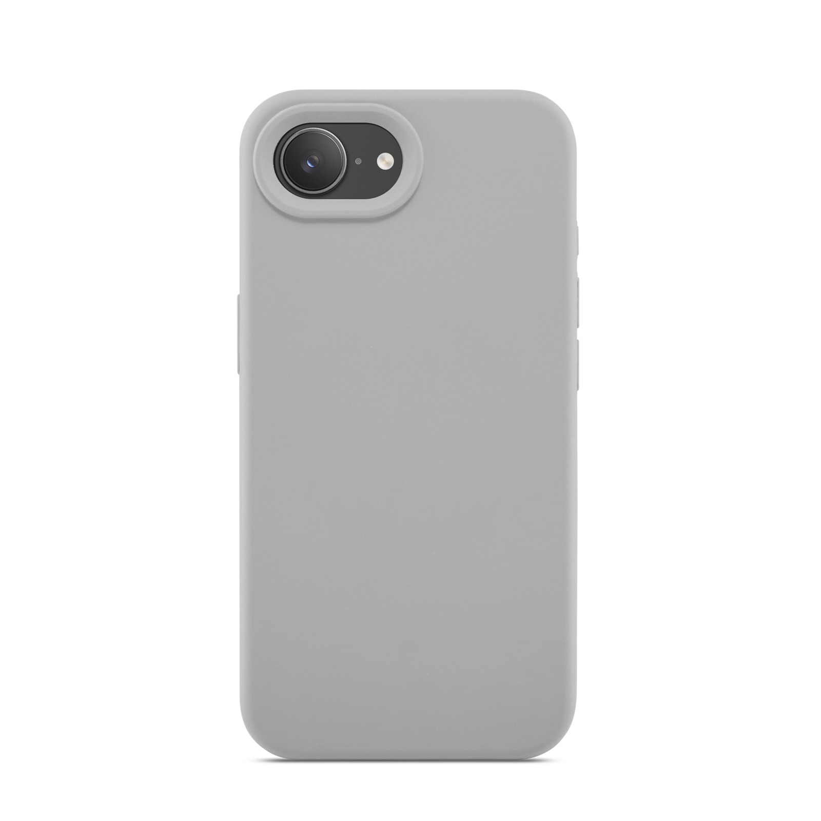 Cover in silicone Magnetic iPhone 16e Grigio