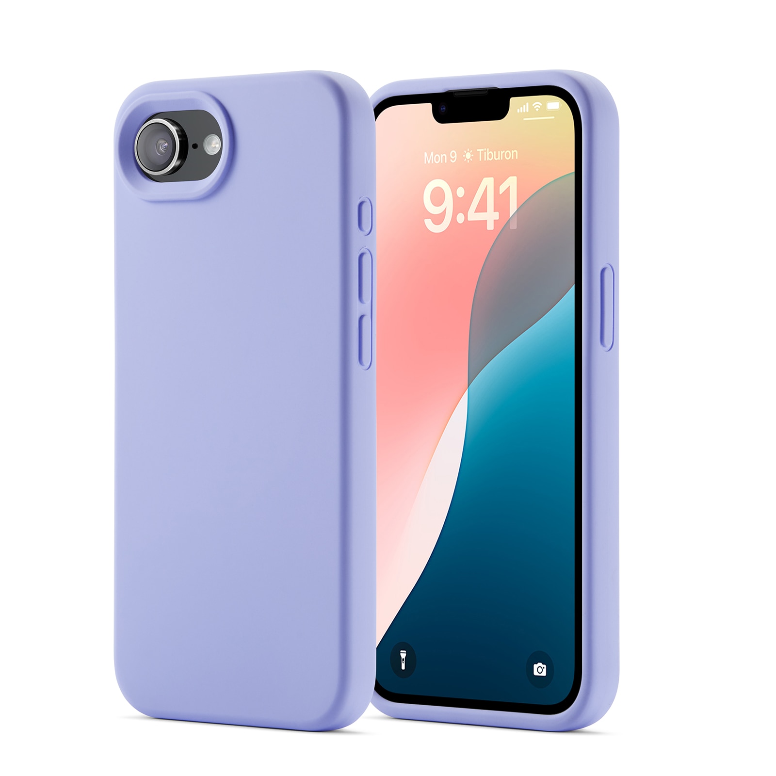 Cover in silicone Magnetic iPhone 16e Viola