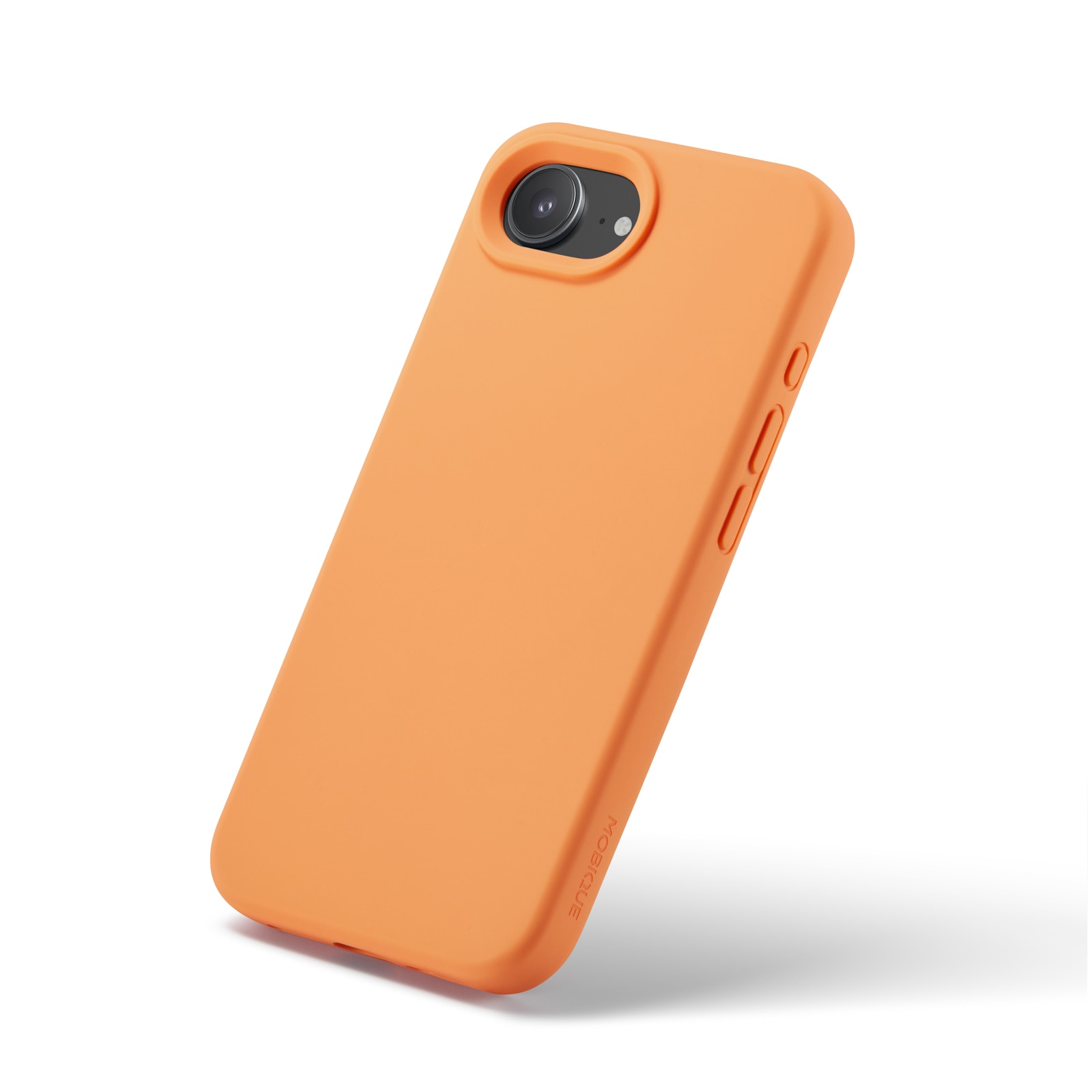 Cover in silicone Magnetic iPhone 16e Solar Orange