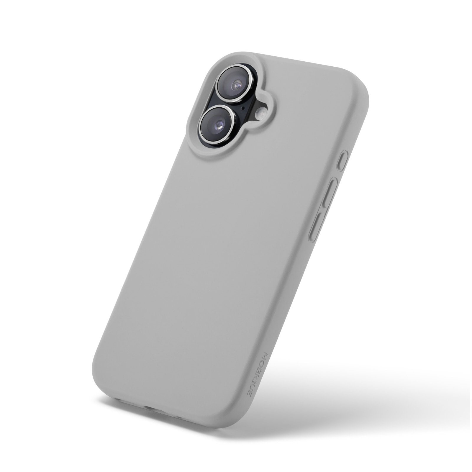 Cover in silicone Magnetic iPhone 16 Grigio