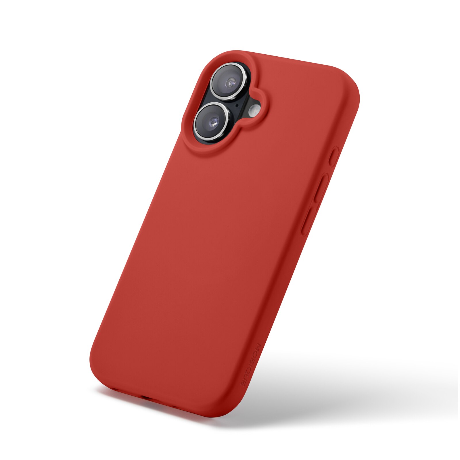 Cover in silicone Magnetic iPhone 16 Lava Red