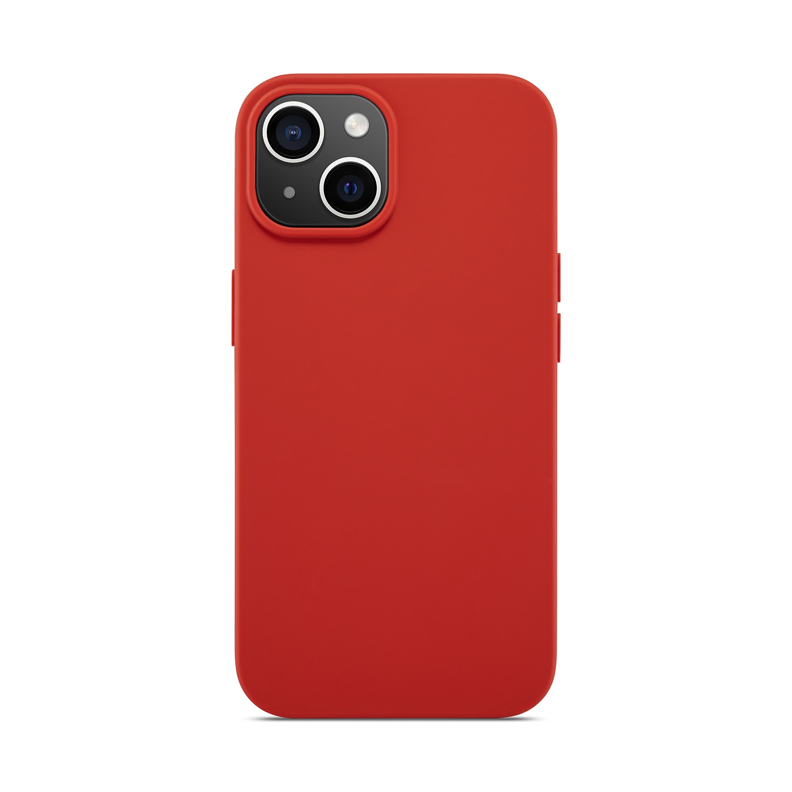 Cover in silicone Magnetic iPhone 14 Lava Red