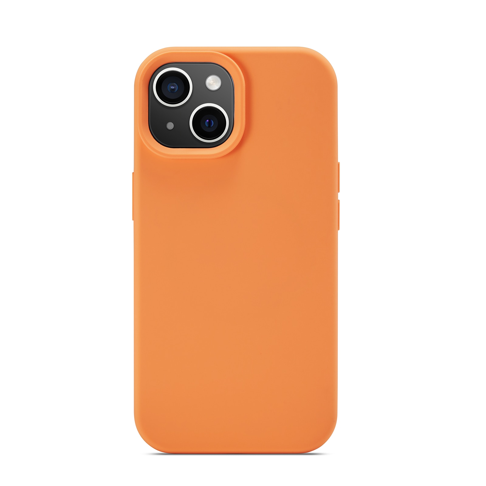 Cover in silicone Magnetic iPhone 14 Solar Orange