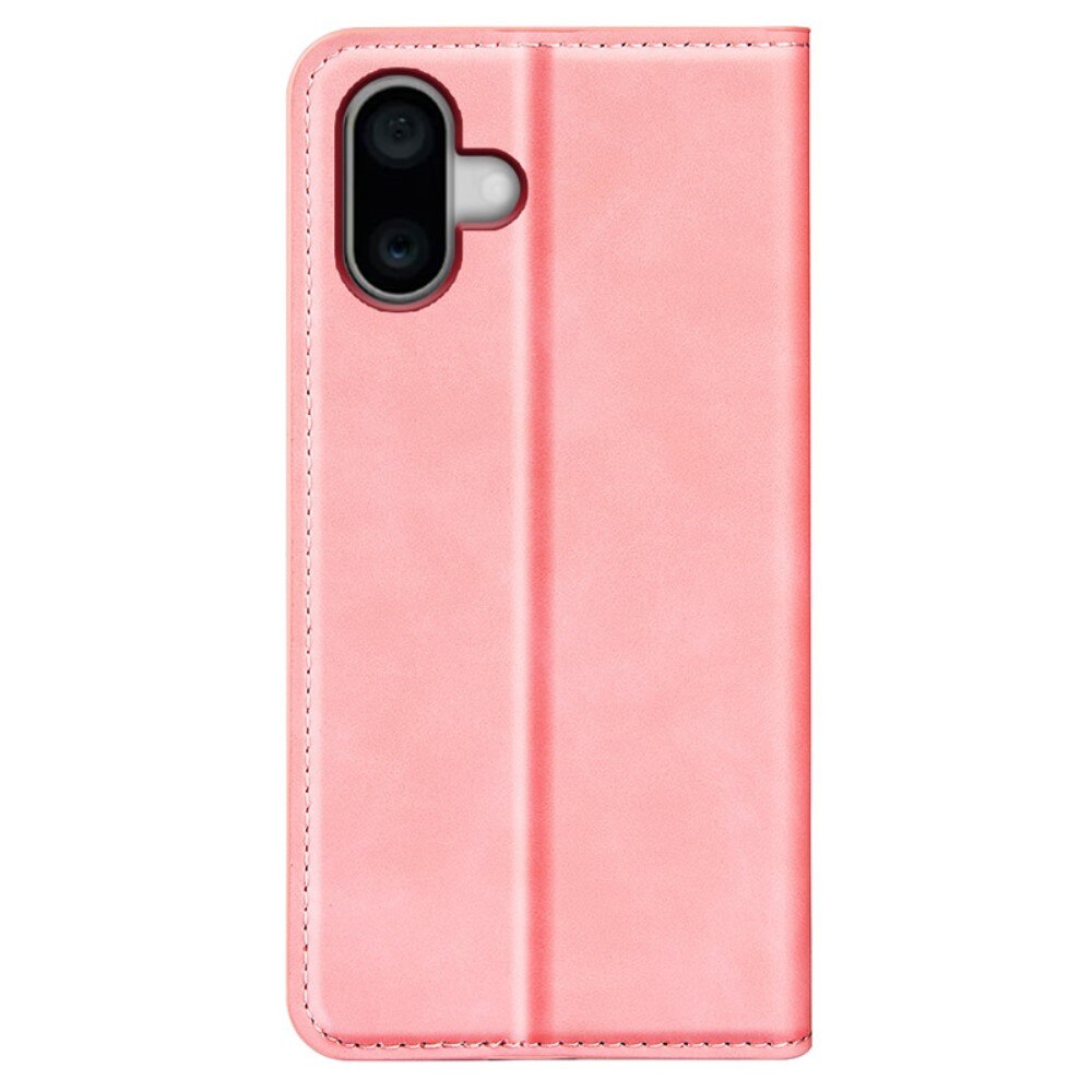 Cover portafoglio sottili iPhone 16 rosa