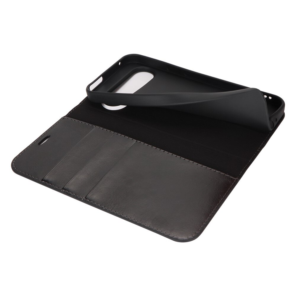 Cover Portafoglio in vera pelle Google Pixel 9 Pro nero