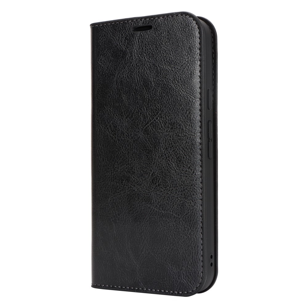 Cover Portafoglio in vera pelle Google Pixel 9 Pro XL nero