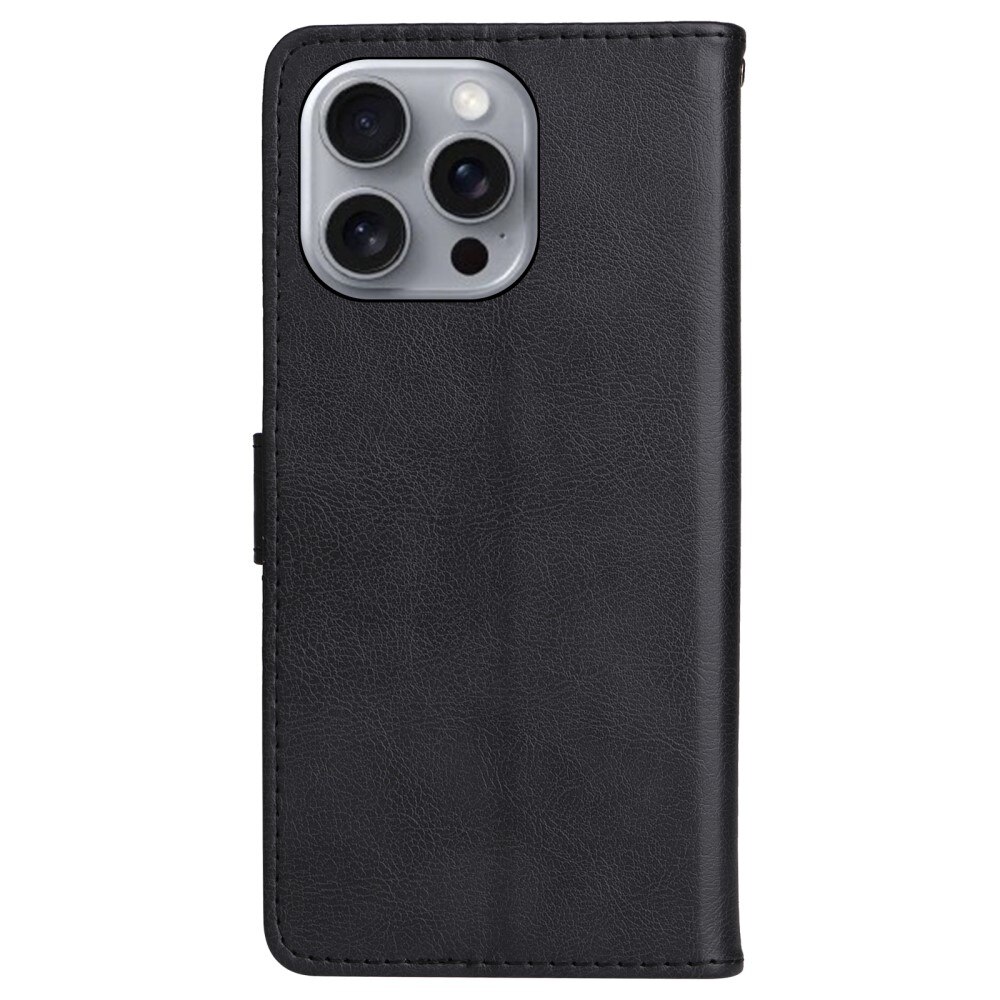 Custodie a portafoglio iPhone 16 Pro Max nero