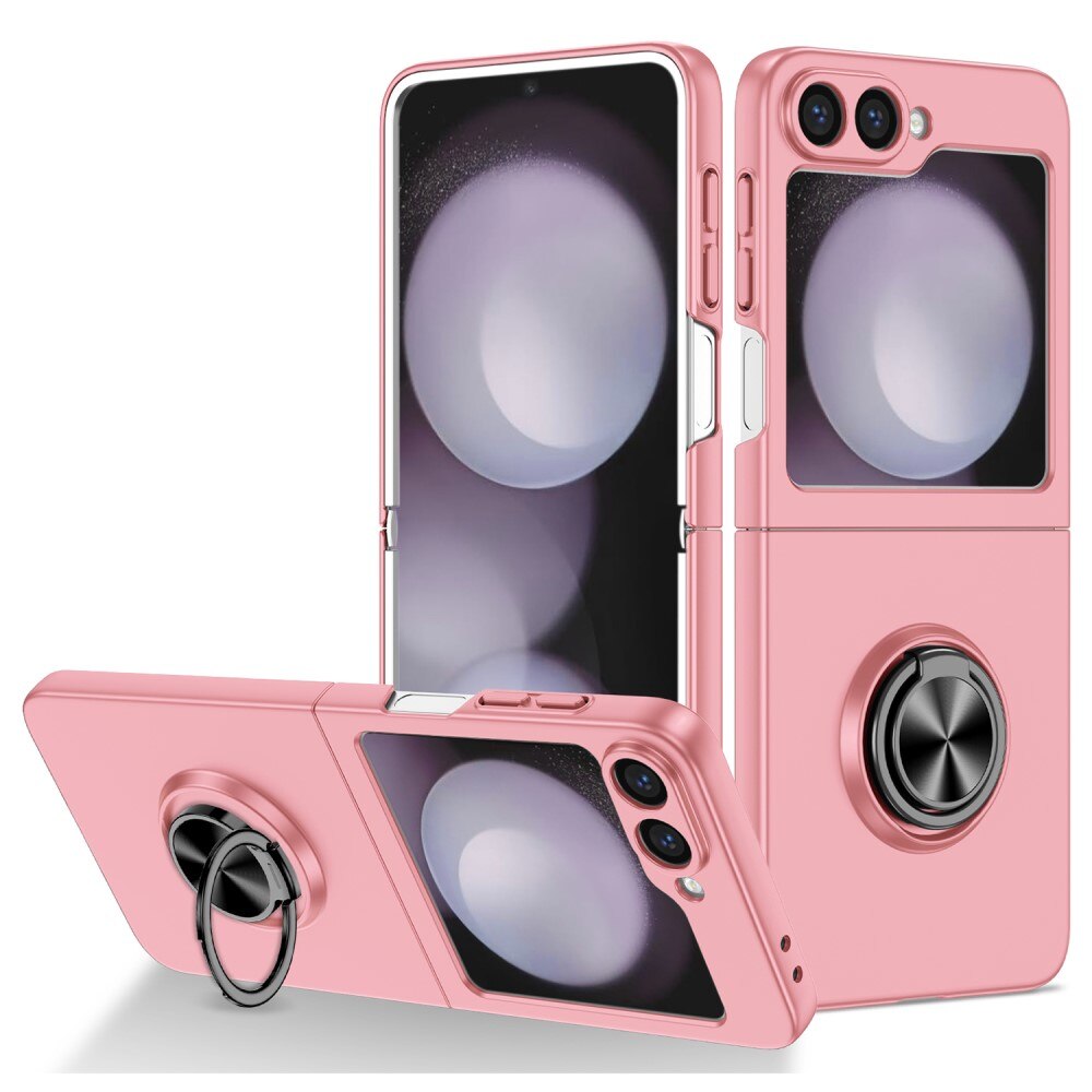 Cover magnetico con porta anelli Samsung Galaxy Z Flip 6 rosa