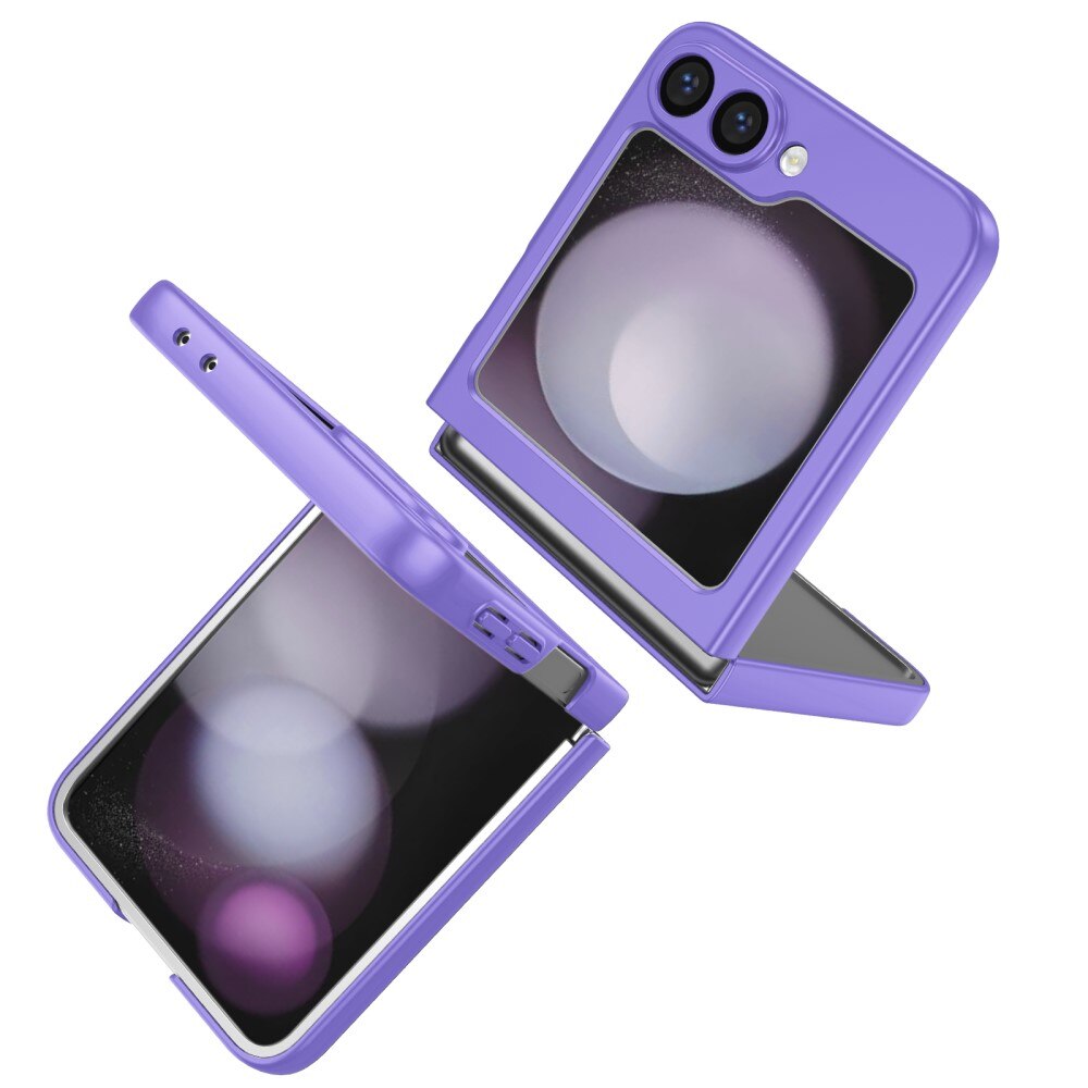 Cover magnetico con porta anelli Samsung Galaxy Z Flip 6 viola