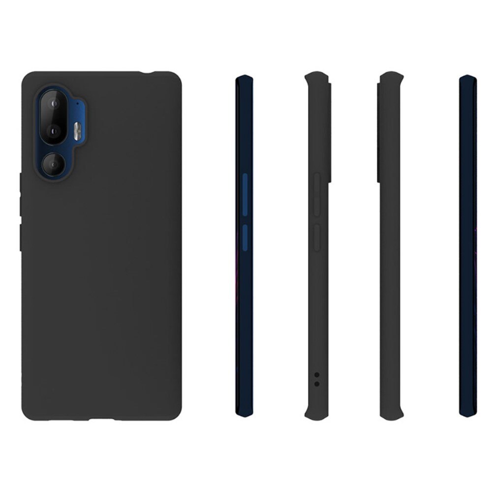 Cover TPU resistente agli urti HTC U24 Pro Nero