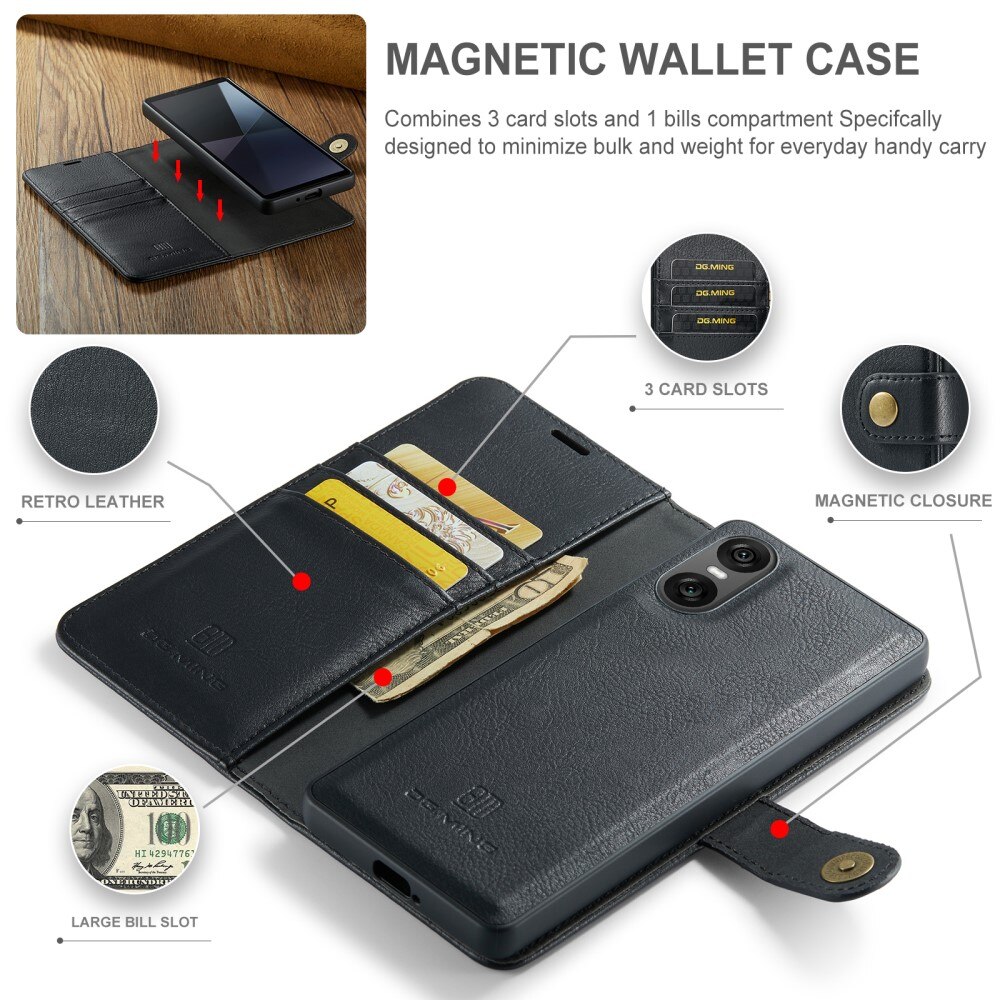 Cover portafoglio Magnet Wallet Sony Xperia 10 VI Black