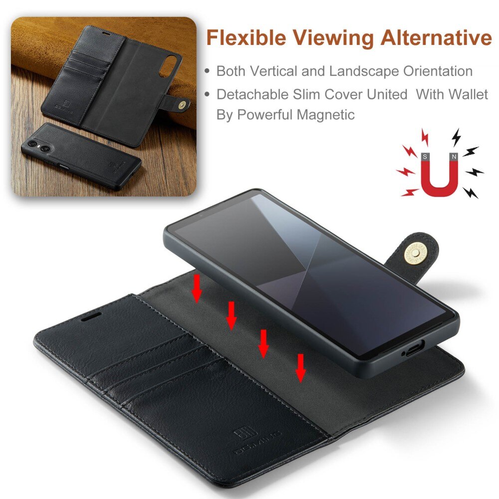 Cover portafoglio Magnet Wallet Sony Xperia 10 VI Black