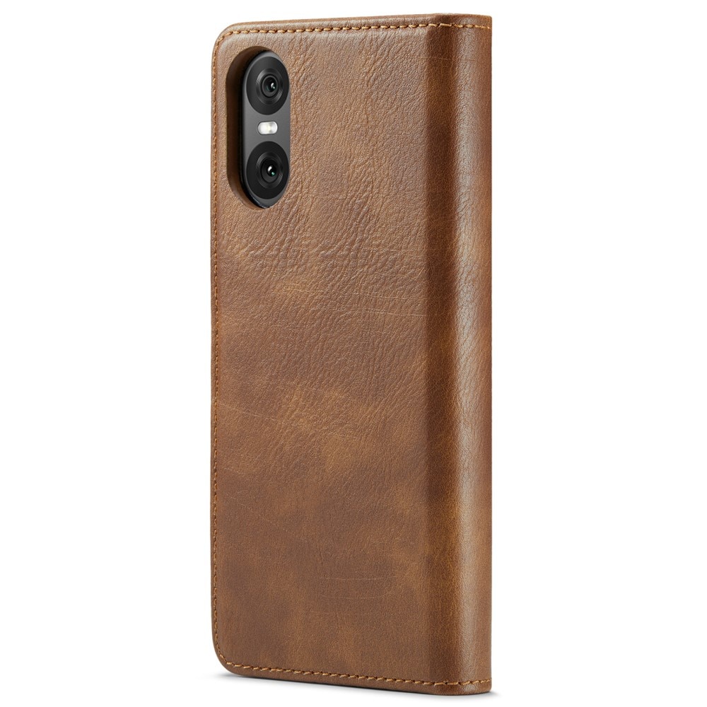 Cover portafoglio Magnet Wallet Sony Xperia 10 VI Cognac