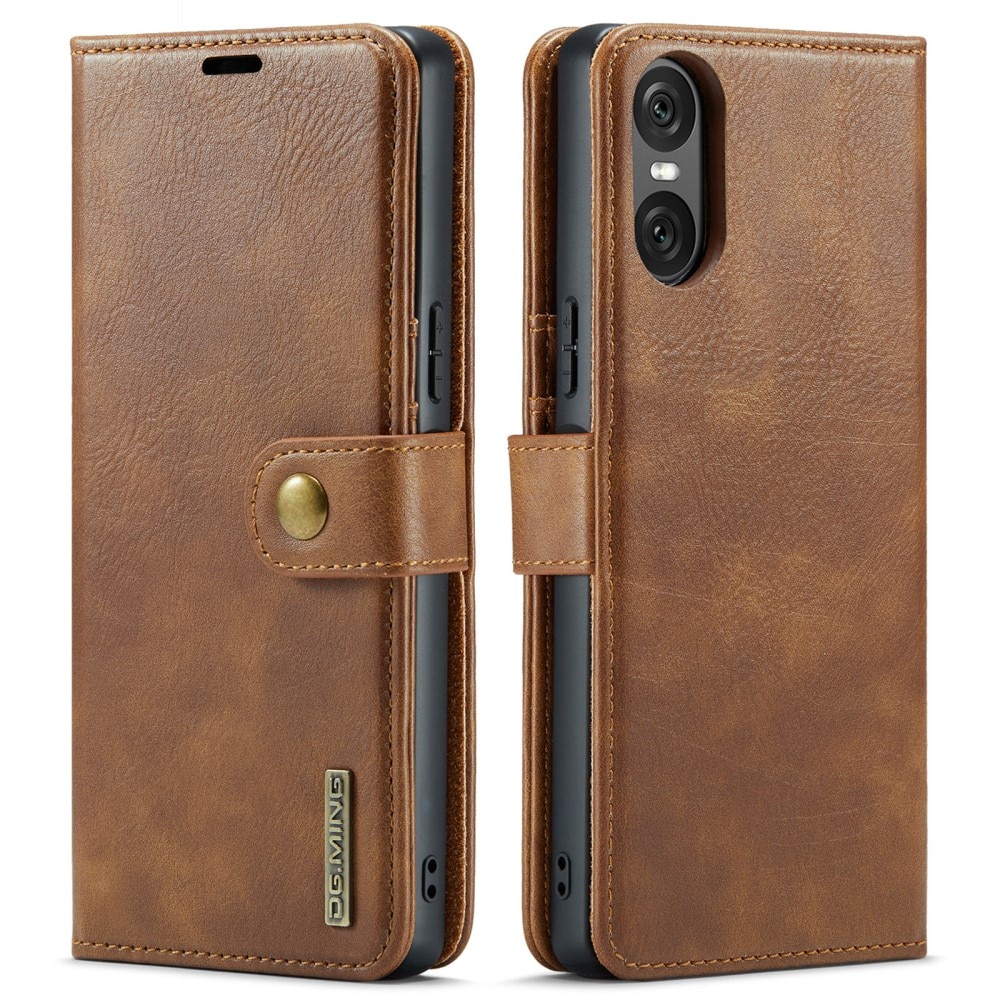 Cover portafoglio Magnet Wallet Sony Xperia 10 VI Cognac