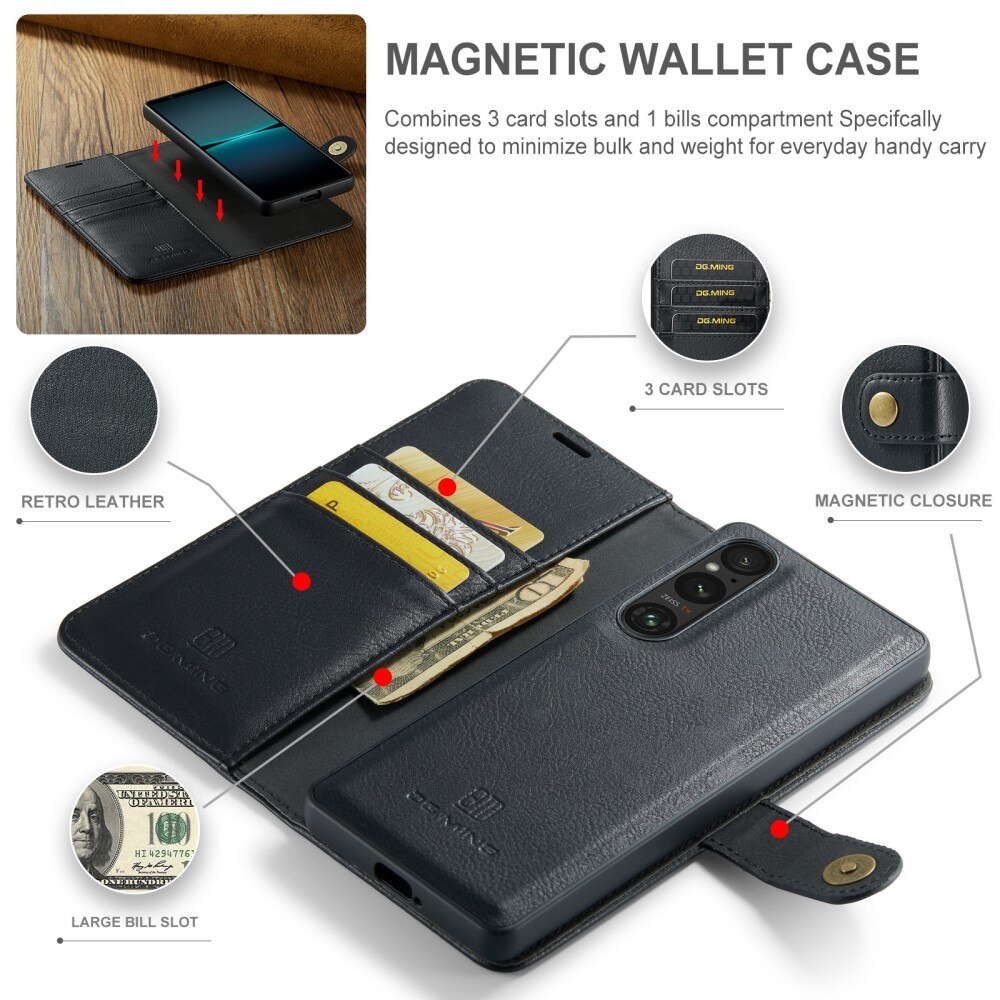 Cover portafoglio Magnet Wallet Sony Xperia 1 VI Black