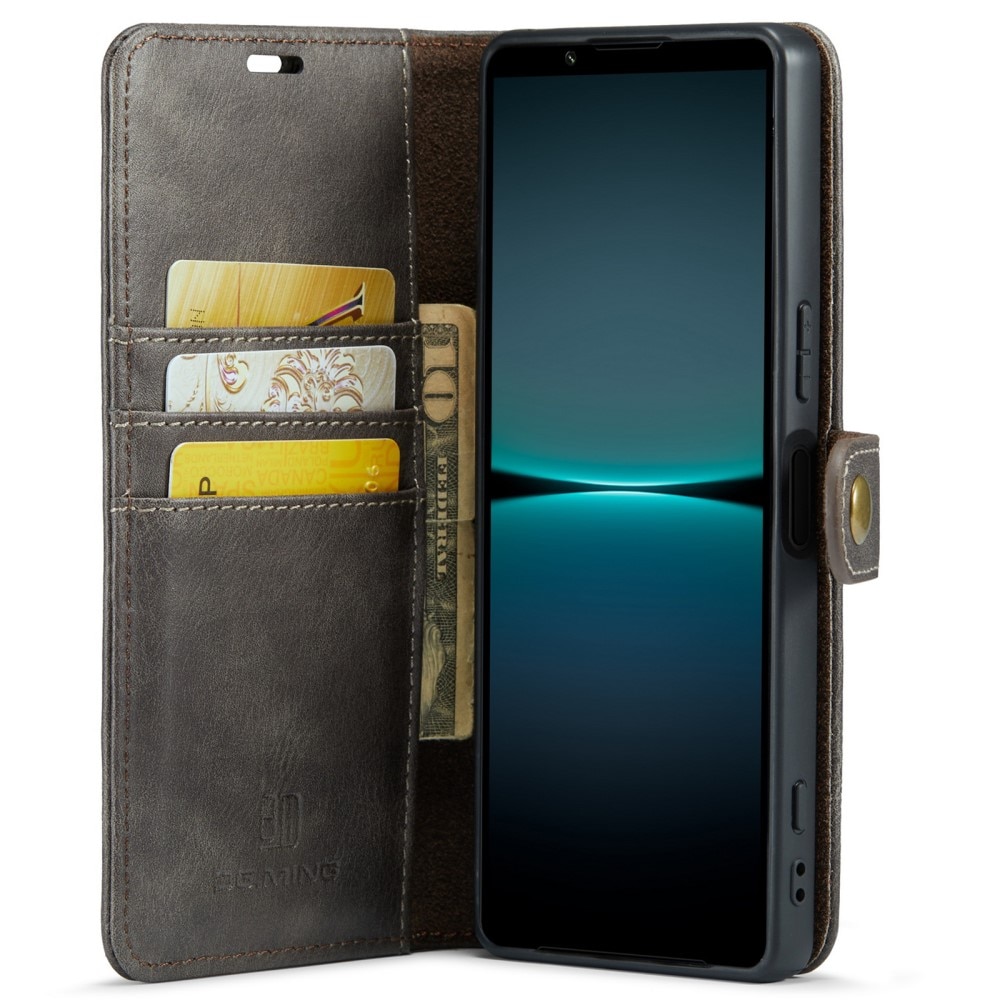 Cover portafoglio Magnet Wallet Sony Xperia 1 VI Brown