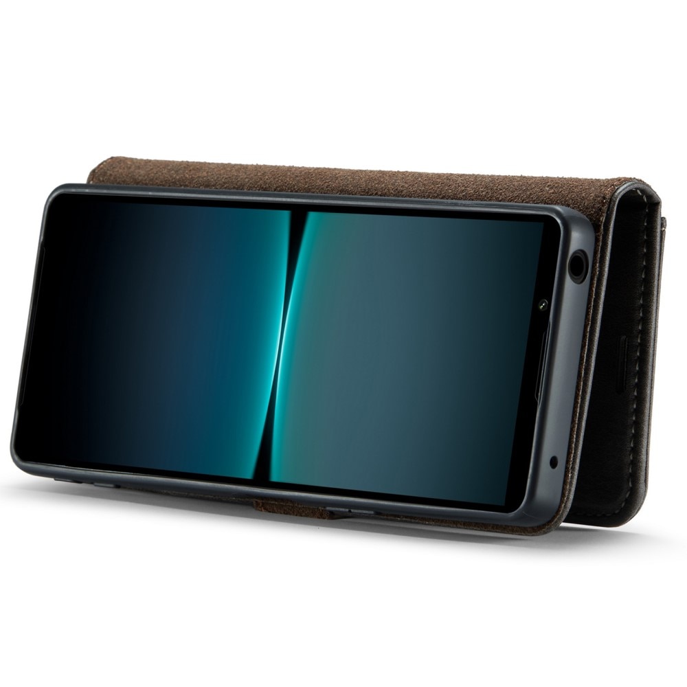 Cover portafoglio Magnet Wallet Sony Xperia 1 VI Brown