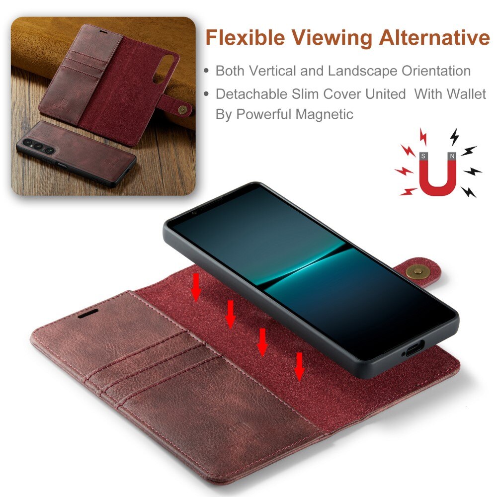 Cover portafoglio Magnet Wallet Sony Xperia 1 VI Red