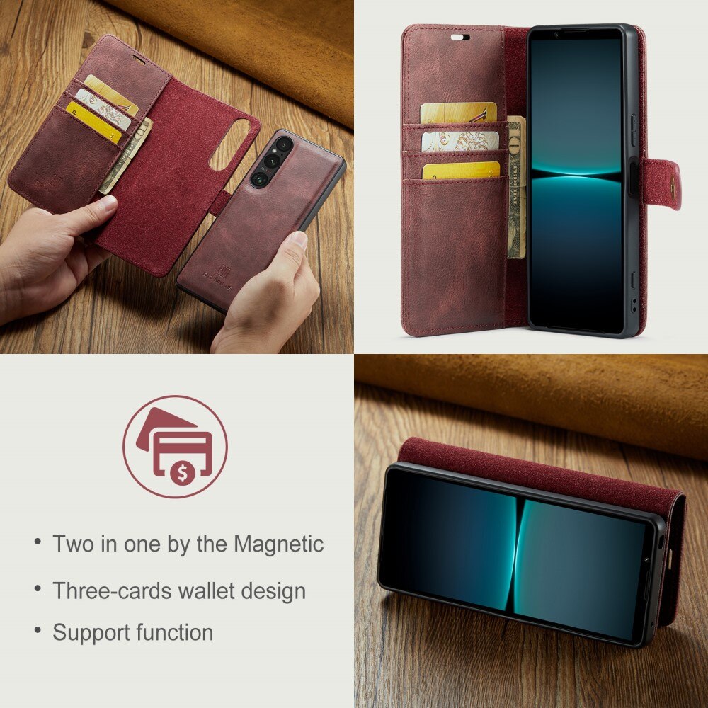 Cover portafoglio Magnet Wallet Sony Xperia 1 VI Red