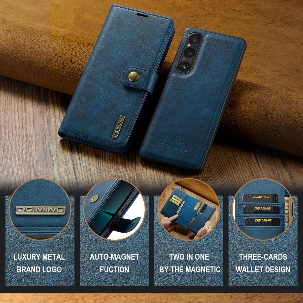 Cover portafoglio Magnet Wallet Sony Xperia 1 VI Blue