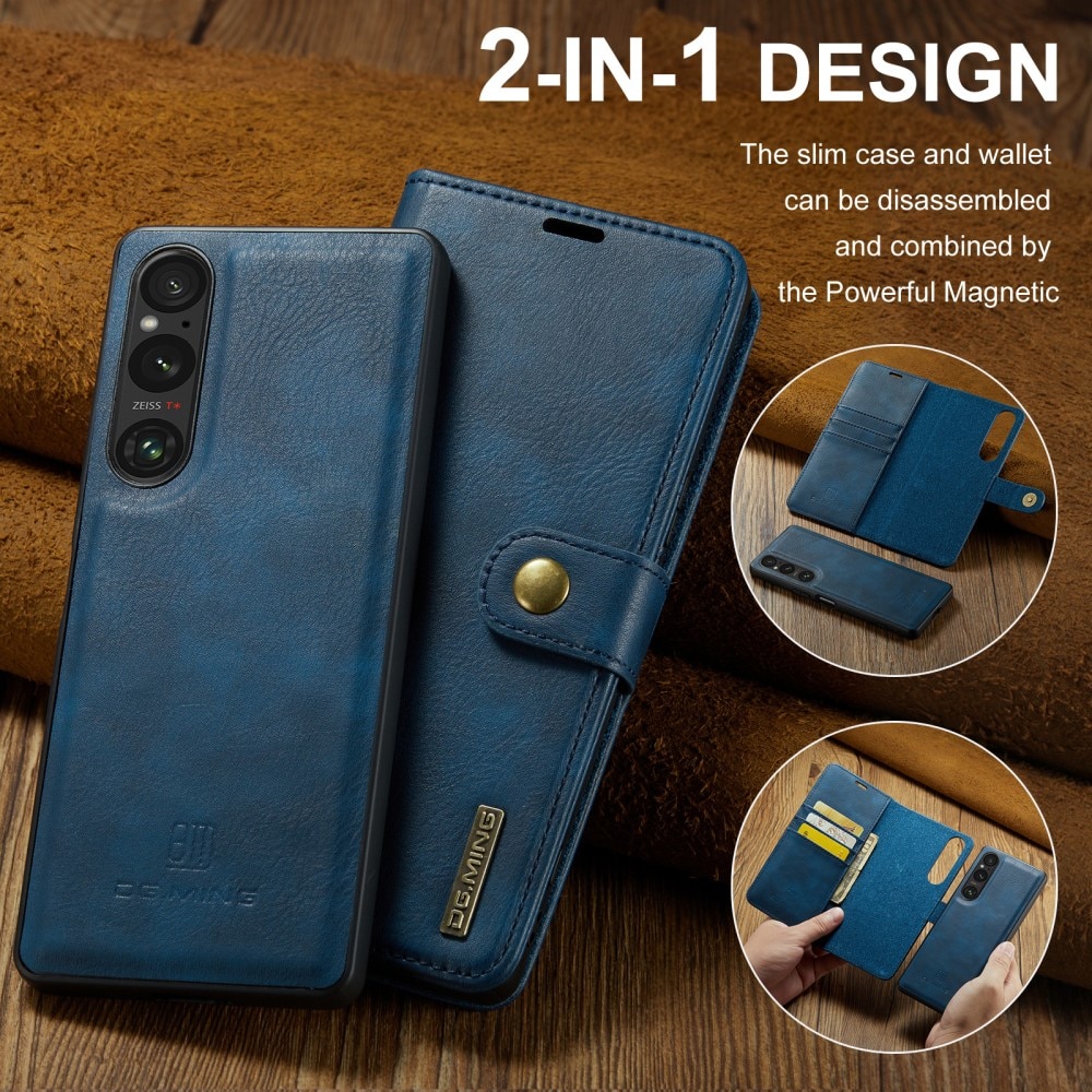 Cover portafoglio Magnet Wallet Sony Xperia 1 VI Blue