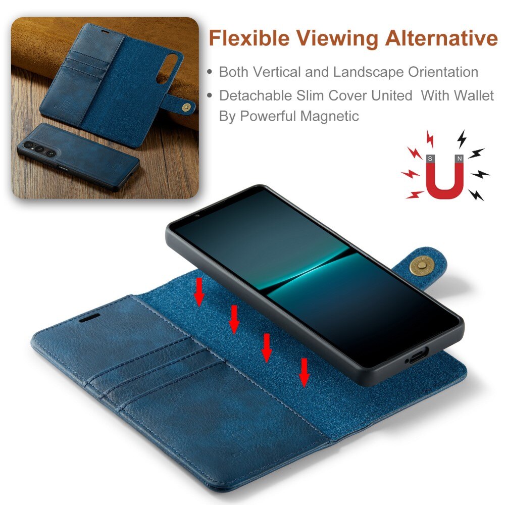 Cover portafoglio Magnet Wallet Sony Xperia 1 VI Blue