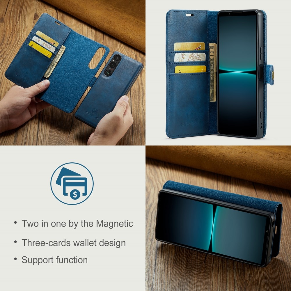 Cover portafoglio Magnet Wallet Sony Xperia 1 VI Blue