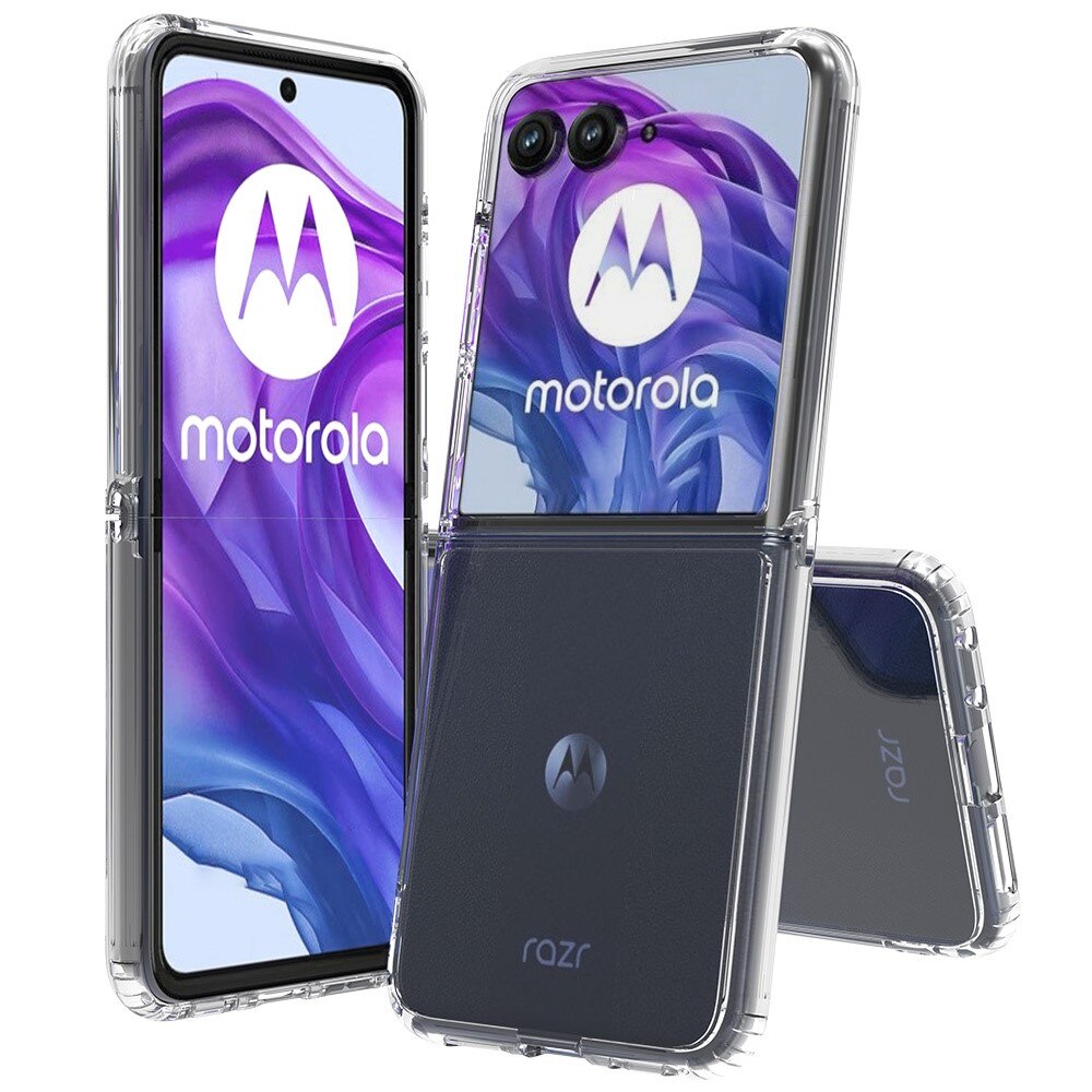 Cover ibride per Motorola Razr 50 Ultra trasparente