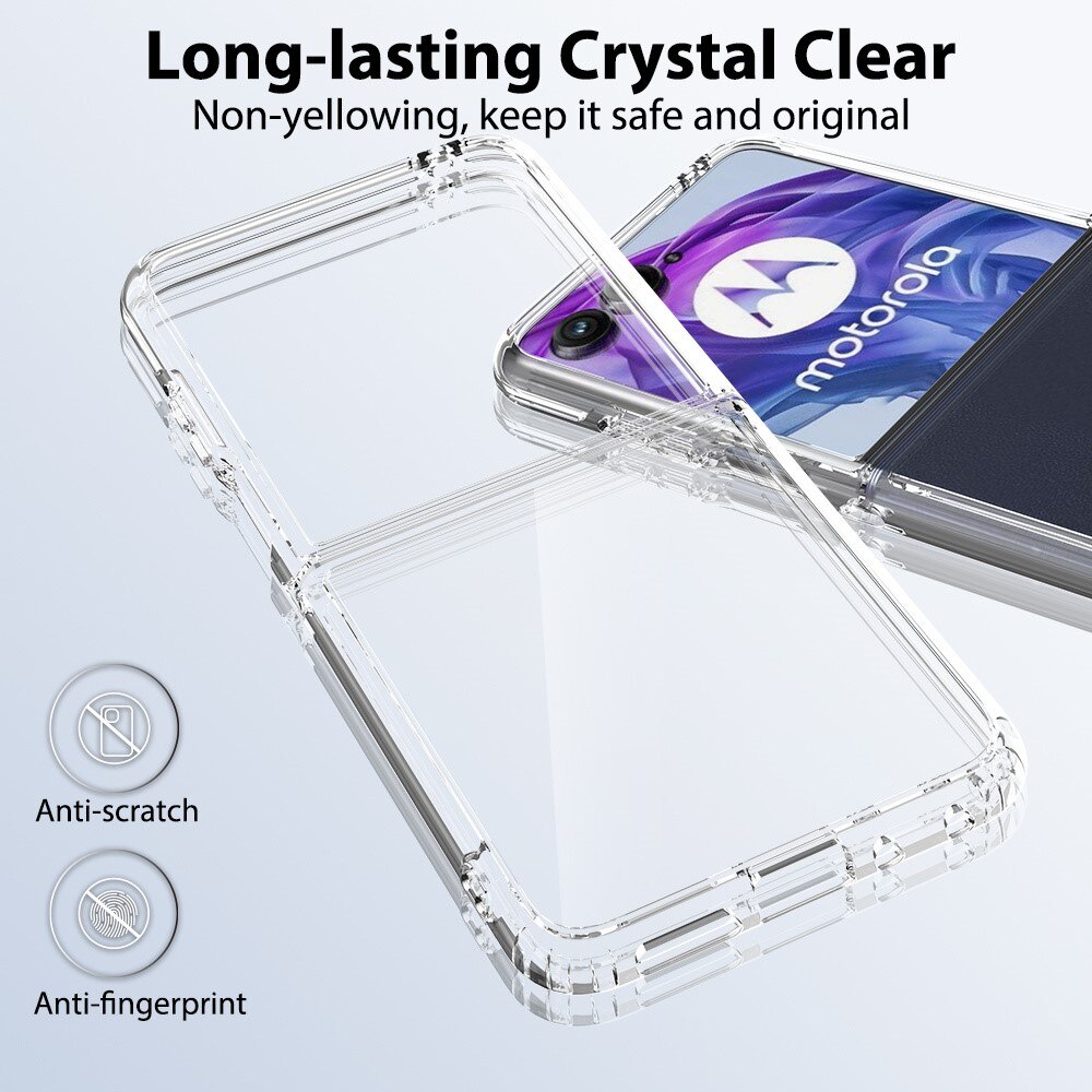 Cover ibride per Motorola Razr 50 Ultra trasparente