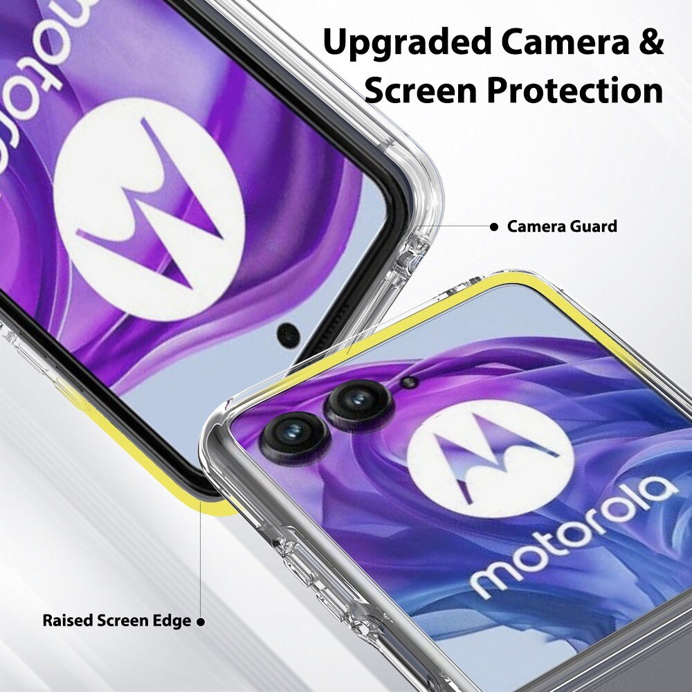 Cover ibride per Motorola Razr 50 Ultra trasparente