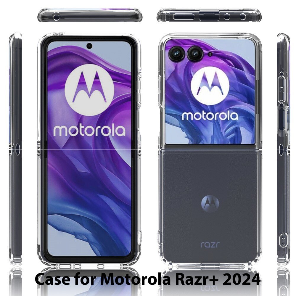 Cover ibride per Motorola Razr 50 Ultra trasparente