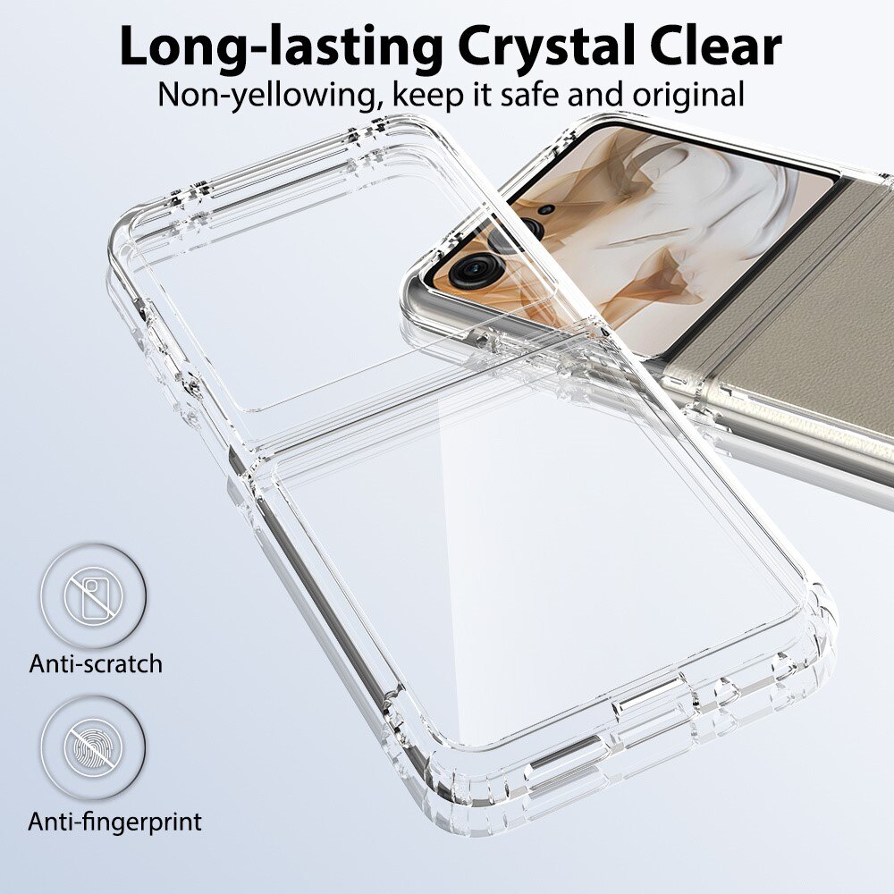 Cover ibride per Motorola Razr 50 trasparente