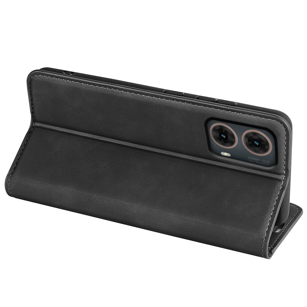 Cover portafoglio sottili Motorola Moto G85 nero