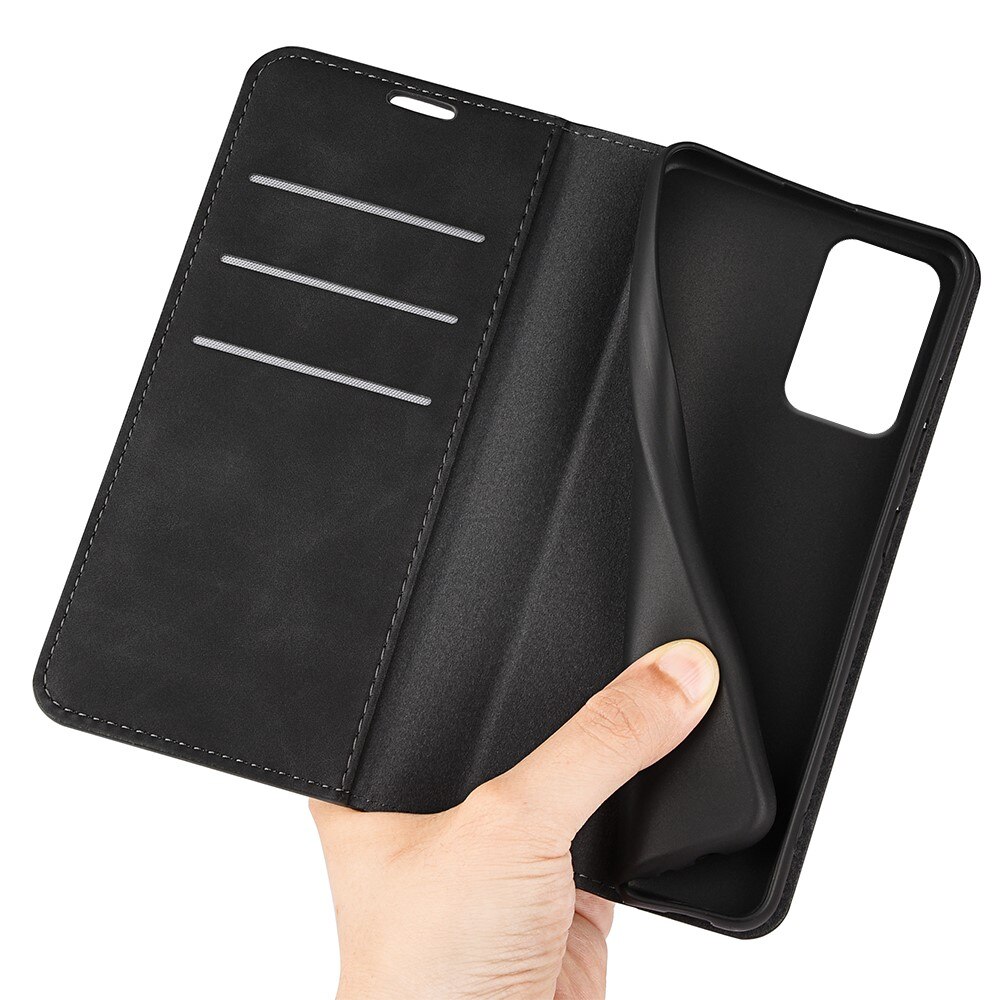 Cover portafoglio sottili Motorola Moto G85 nero