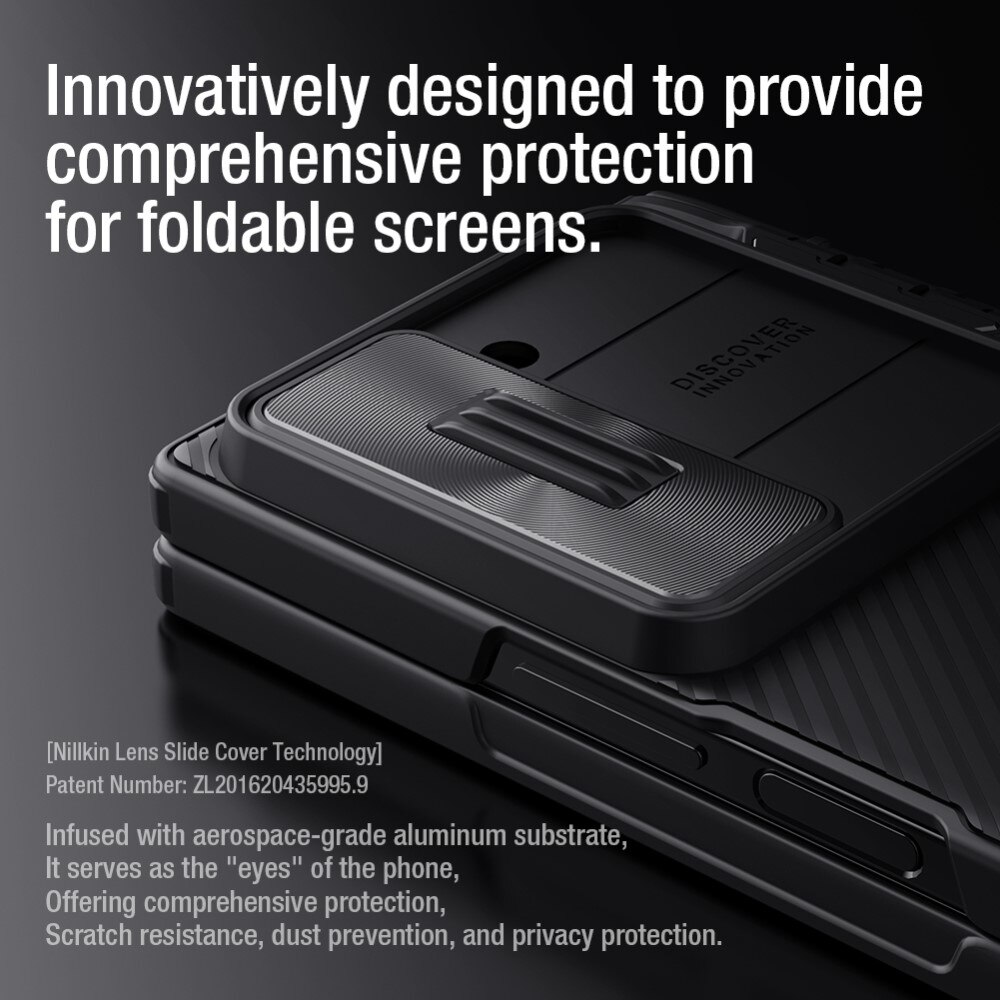 Cover CamShield Fold con Kickstand Samsung Galaxy Z Fold 6, nero