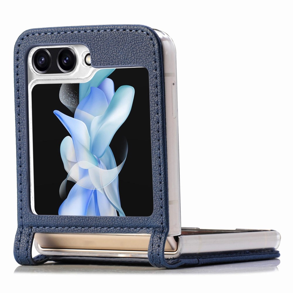 Cover portafoglio Slim Card Wallet Samsung Galaxy Z Flip 6 blu