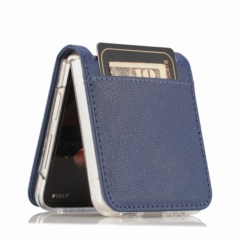 Cover portafoglio Slim Card Wallet Samsung Galaxy Z Flip 6 blu