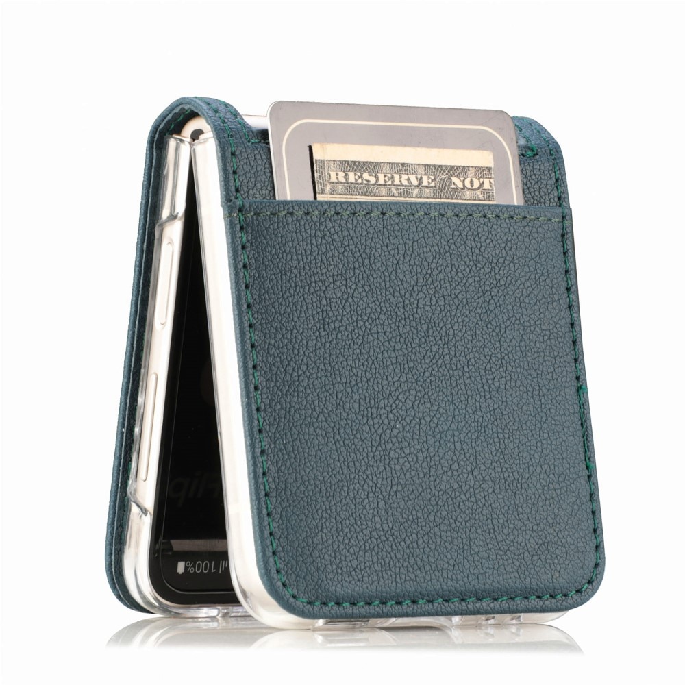 Cover portafoglio Slim Card Wallet Samsung Galaxy Z Flip 6 verde