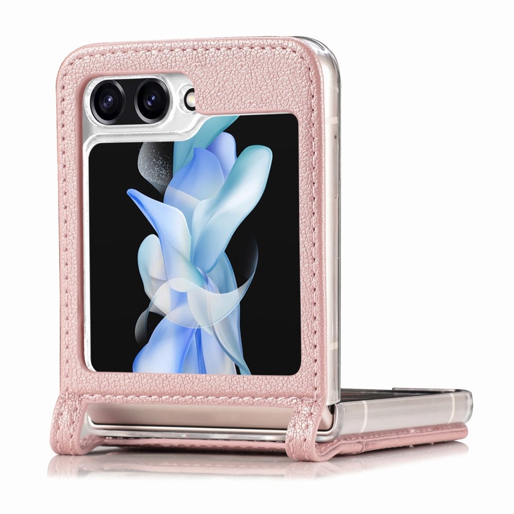 Cover portafoglio Slim Card Wallet Samsung Galaxy Z Flip 6 rosa