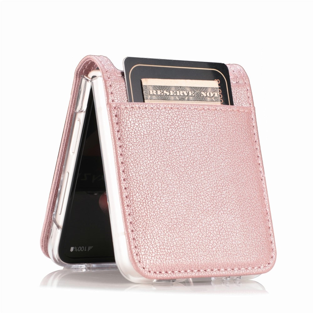 Cover portafoglio Slim Card Wallet Samsung Galaxy Z Flip 6 rosa