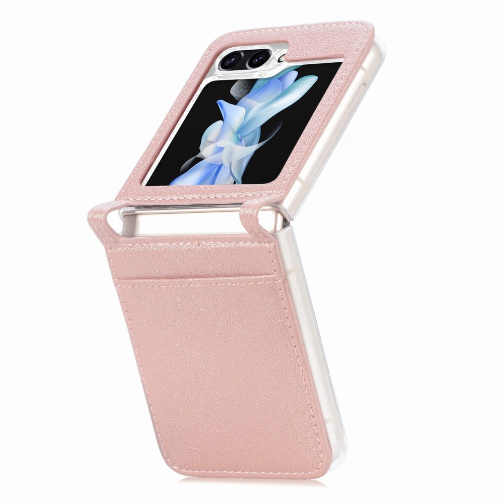 Cover portafoglio Slim Card Wallet Samsung Galaxy Z Flip 6 rosa