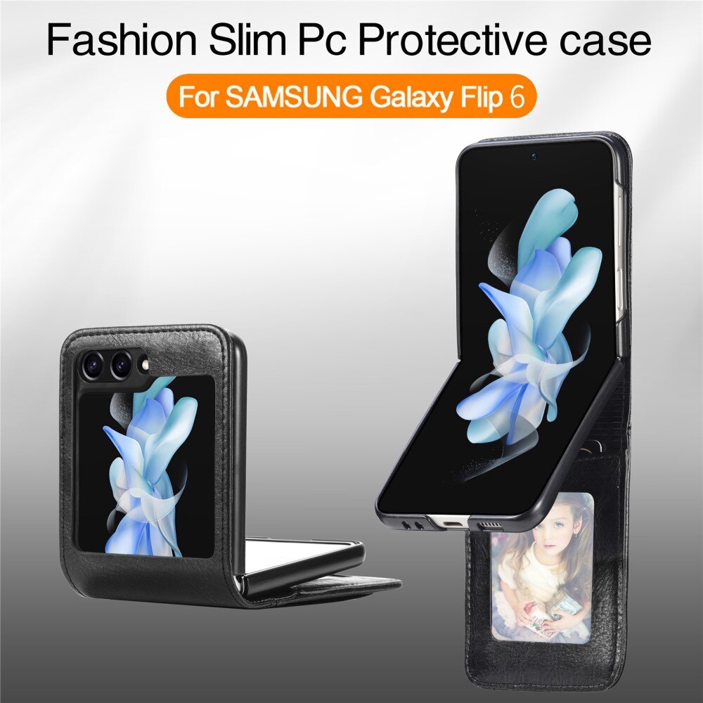 Cover portafoglio Samsung Galaxy Z Flip 6 nero