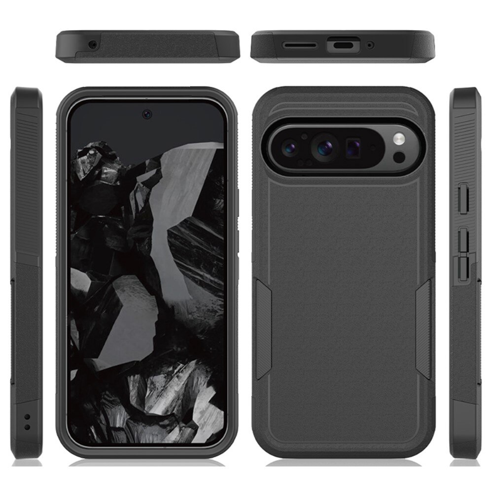 Cover ibride Off-road Google Pixel 9 Pro XL, nero