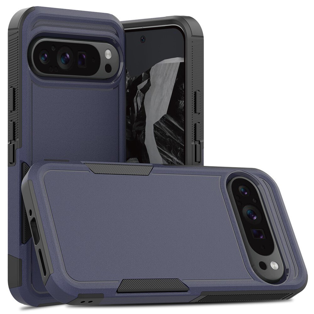 Cover ibride Off-road Google Pixel 9 Pro XL, blu scuro