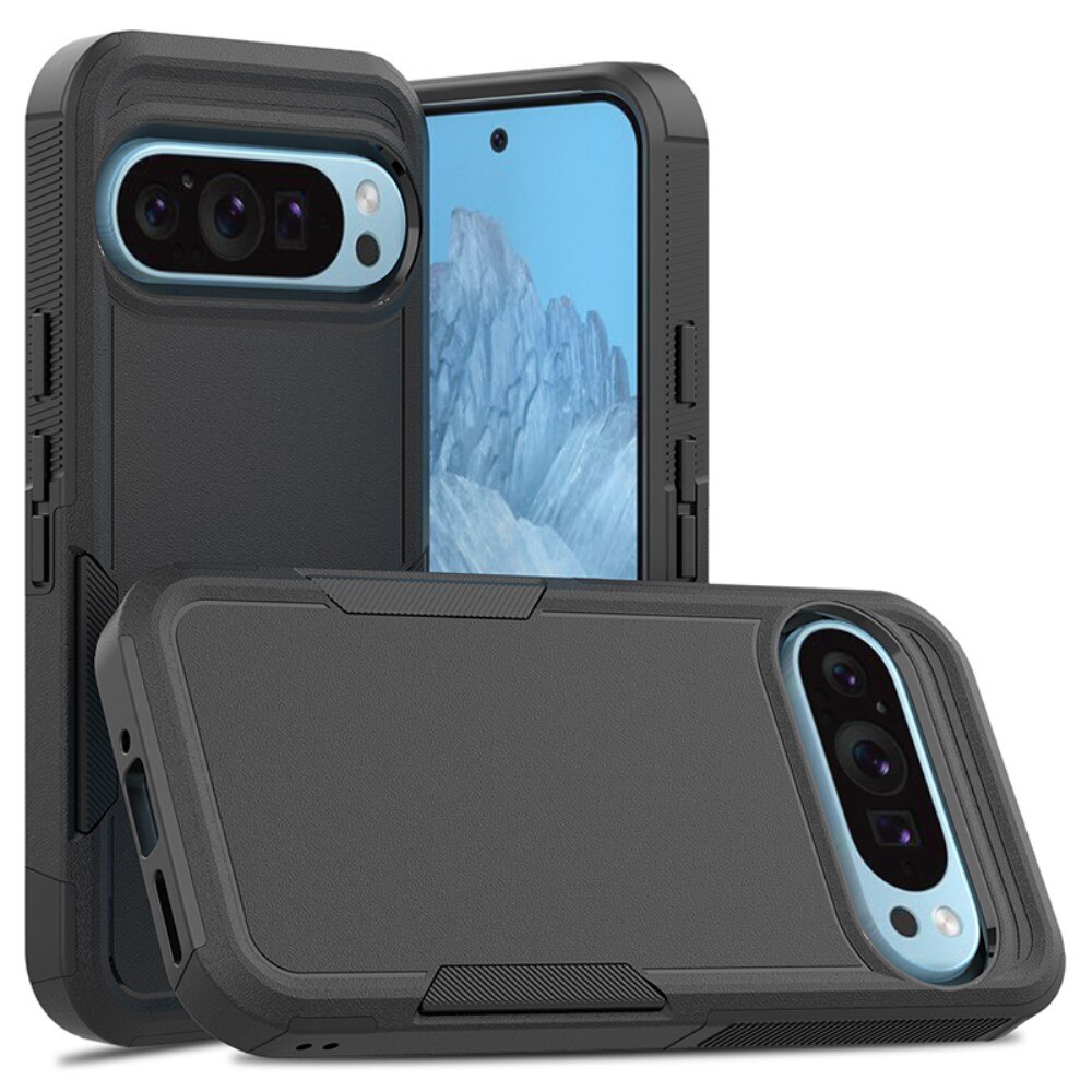 Cover ibride Off-road Google Pixel 9 Pro, nero