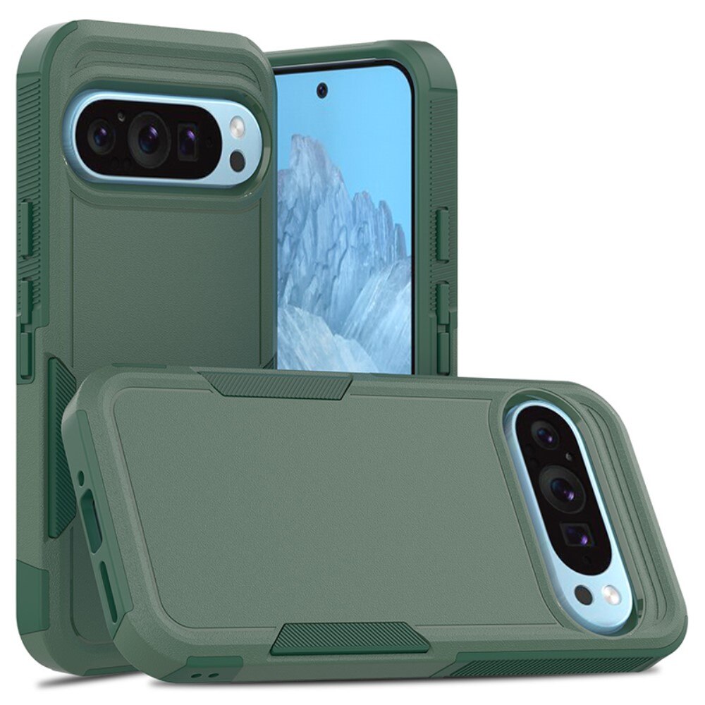 Cover ibride Off-road Google Pixel 9, verde