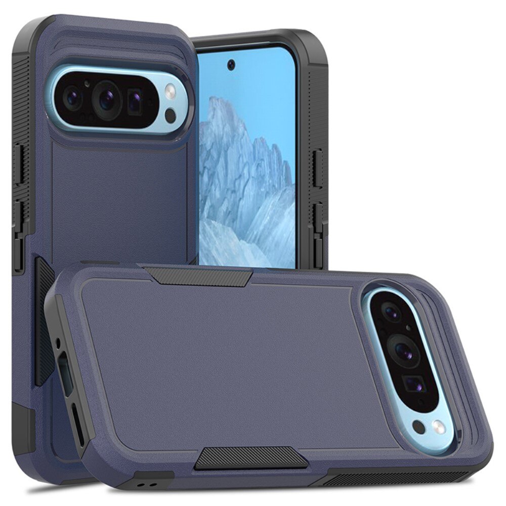 Cover ibride Off-road Google Pixel 9 Pro, blu scuro